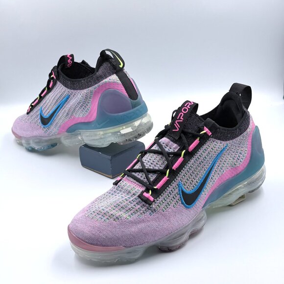 Nike Vapormax Flyknit 2021 Pink Blast Blue - Picture 7 of 12